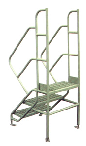 Access Ladders with Adjustable Feet