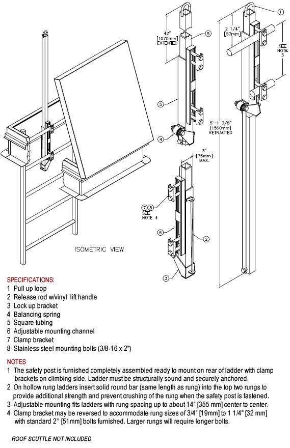Stainless Steel Safety Post